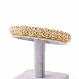 Gold and Silver Beaded Bracelet